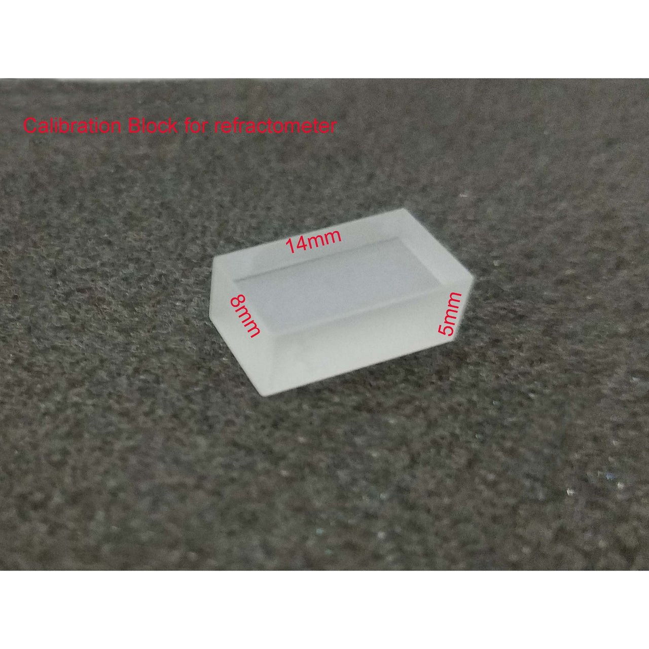 Calibration Block for Azzota Portable Refractometers 8mm*14mm*5mm