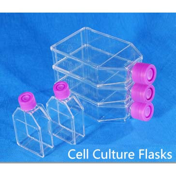Cell Culture Flasks, Sterile, 750ml, 5/pk