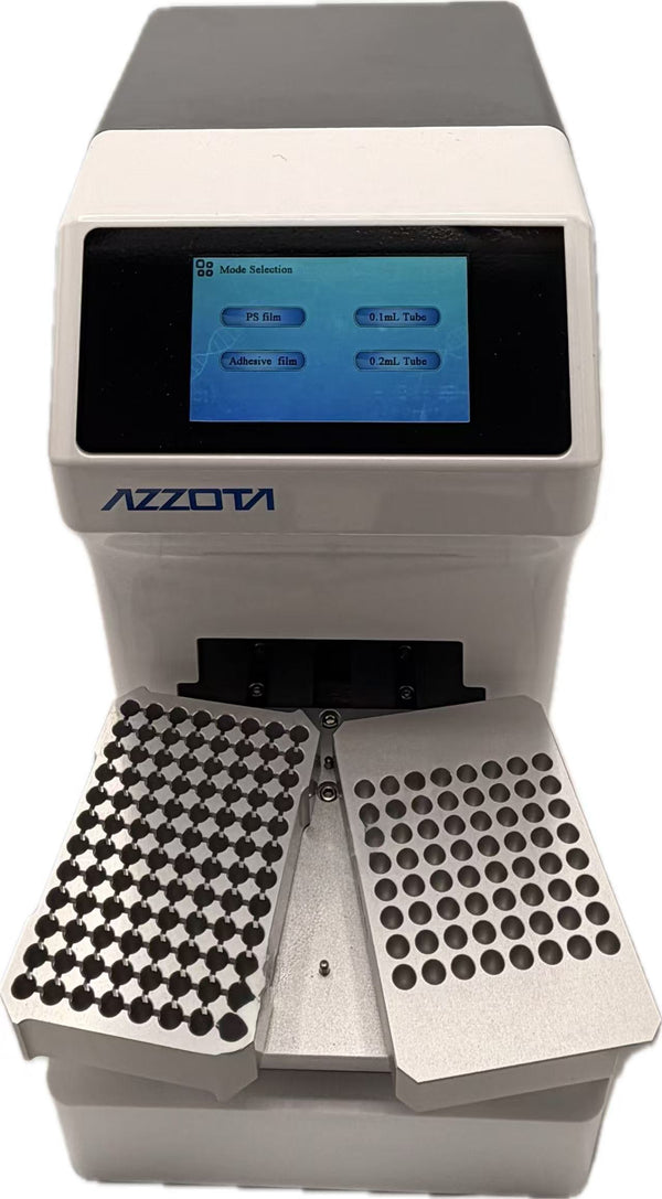 Azzota Semi-Automatic PCR Plate Film Sealer, 96-Well and 8 strip tubes, 0.1ml, 0.2ml
