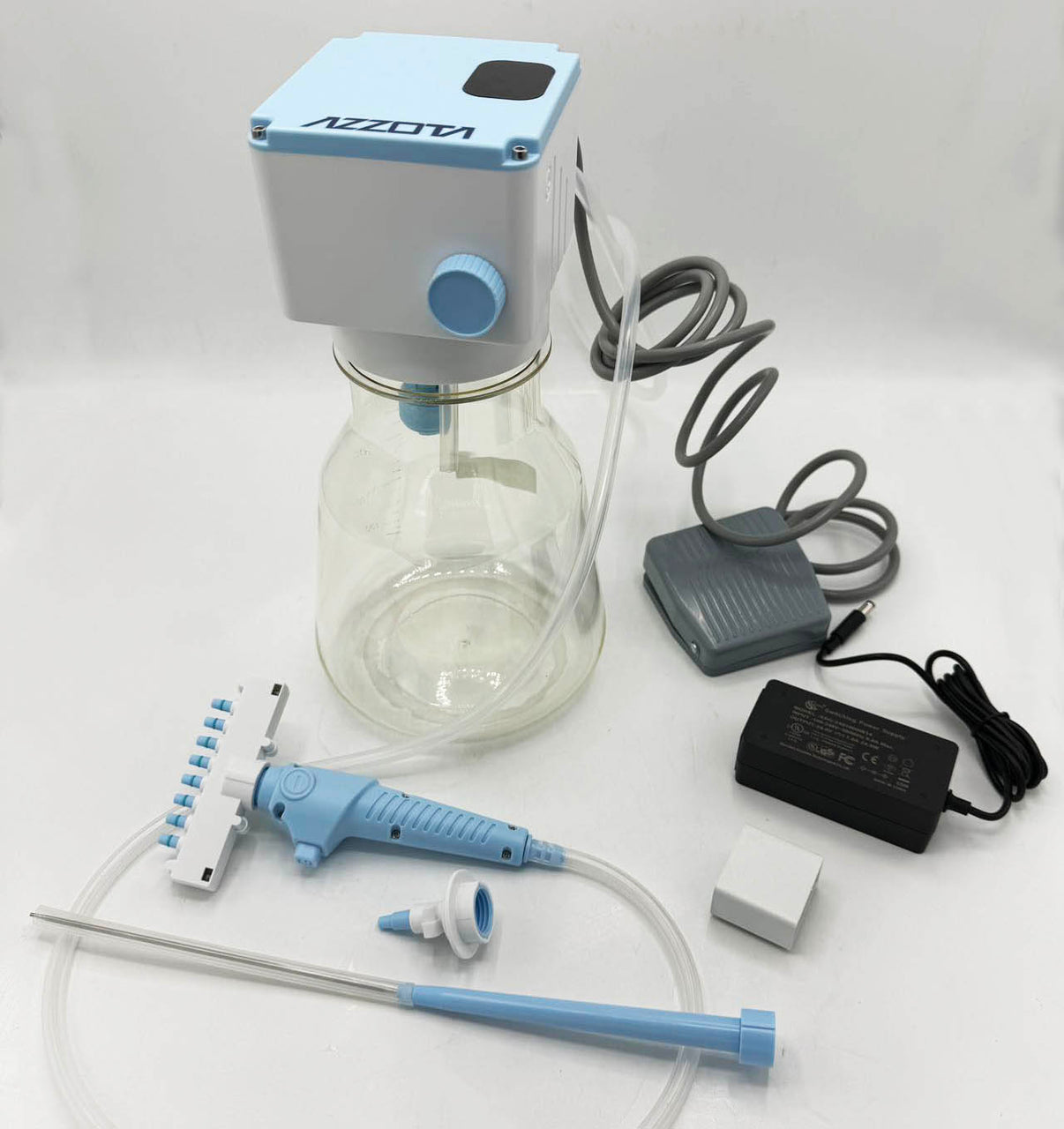 Wireless Vacuum Aspiration System, Foot pedal included, 2000ml (2L), Autoclavable