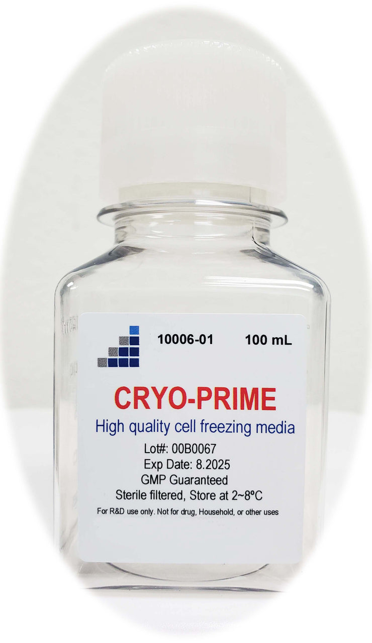 CRYO-Prime Cell/Tissue Freeze Media, Sterile filtered, 100ml