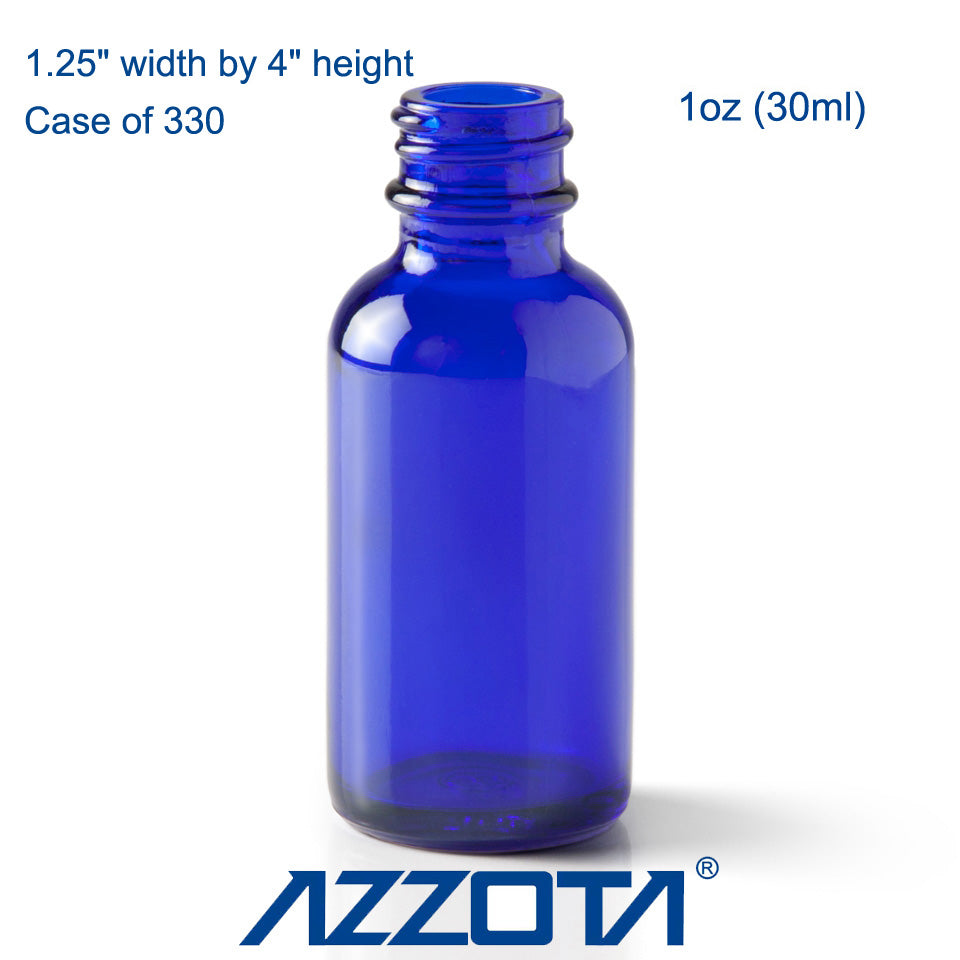 Blue Vials, 30ml/1oz 1.25'' width * 4'' height case of 330