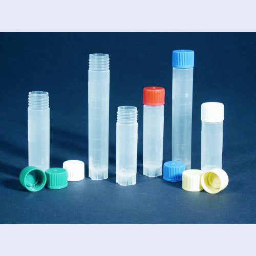 Azzota® Small Cryogenic Storage Vials, 2.0ml, Low Temperature Vials with color Caps, 100/pk