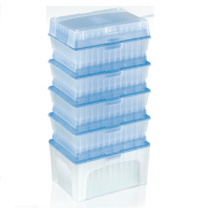 Universal 0.5-20uL ultramicro pipette tips, Tip-Stack, 5 Rack Pack