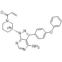 PCI-32765 (Ibrutinib) Chemical Formula: C25H24N6O2 Solid Powder