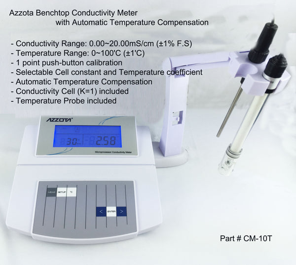 Benchtop Conductivity Meter with Temperature