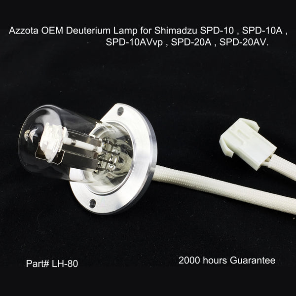 Deuterium Lamp - Shimadzu SPD-10 , SPD-10A , SPD-10AVvp , SPD-20 pART# LH-80