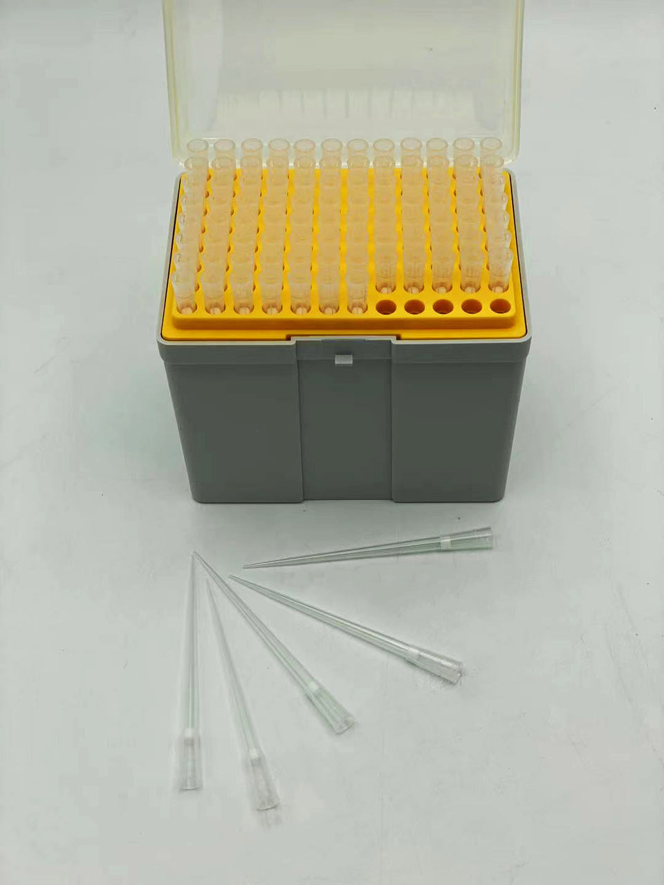 200ul Extended Length Filtered pipette Tips, Sterile, Clear, 960 tips, 10 racks/Pack