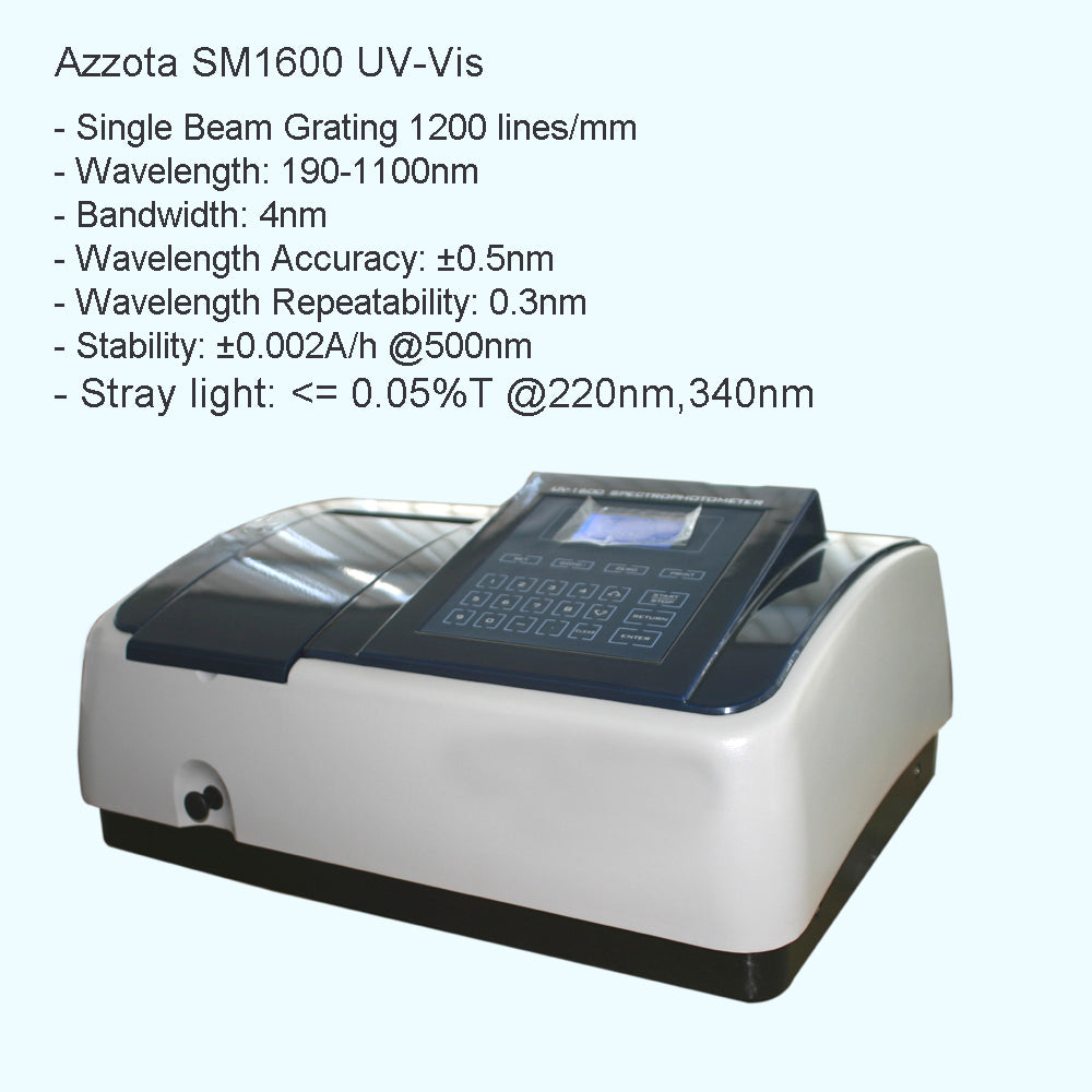 Azzota® Advanced UV-VIS Spectrophotometer, SM1600