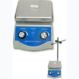 Azzota® Magnetic Stirrer with Hotplate, 2000ml, 2000rpm, 120x120mm